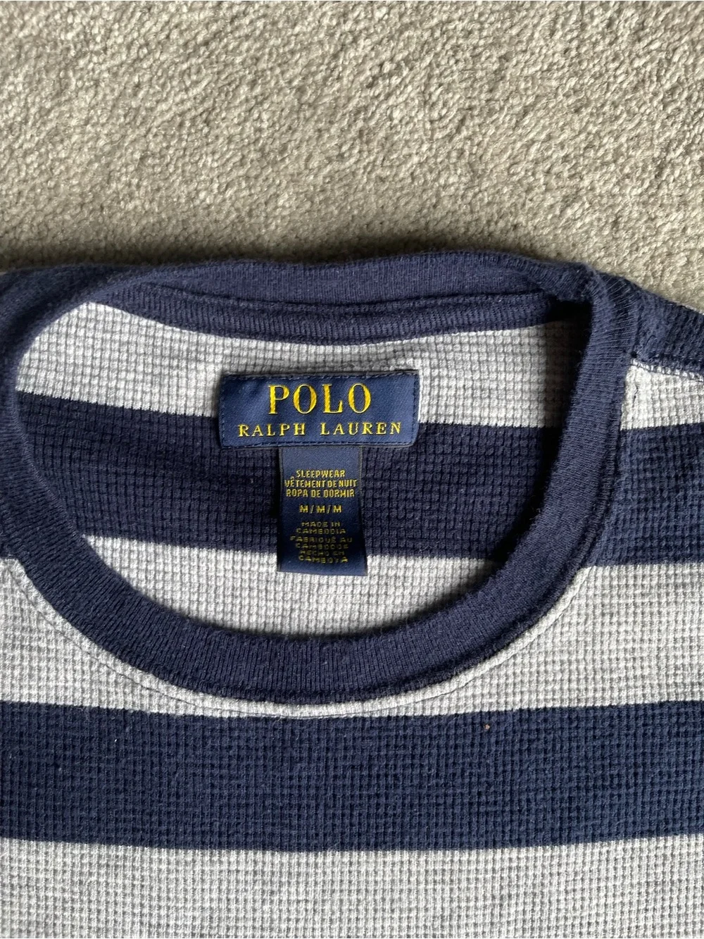 Man polo sweatshirt